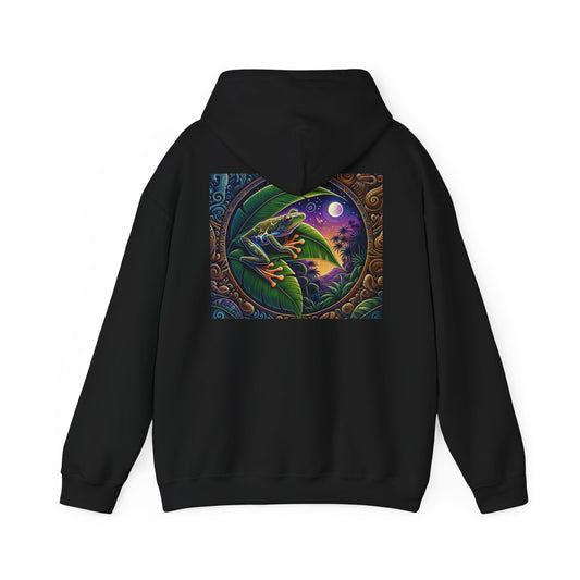 Artistic Unisex Hoodie Coqui  Boricua Design for Casual Style, Cozy Wear, Gift for Art Lovers, Unique Fashion Statement, Creative Outfit