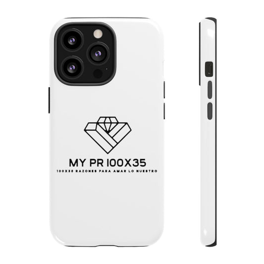 Custom Phone Case: My PR 100x35, Tough and Stylish, Gift for Him/Her, Unique Design, Holiday ready